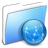 Aqua Smooth Folder Sites Icon 48x48 png